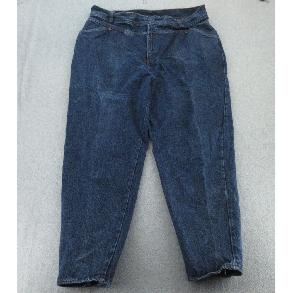 Levi's Womens Jeans Tan Tab Tapered Dark Wash Vintage 80s Made in USA 26